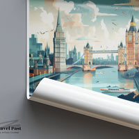 London Poster | England Wall Art | UK Decor