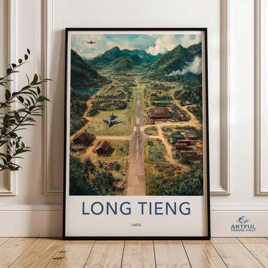 Long Tieng Poster - Laos Wall Art