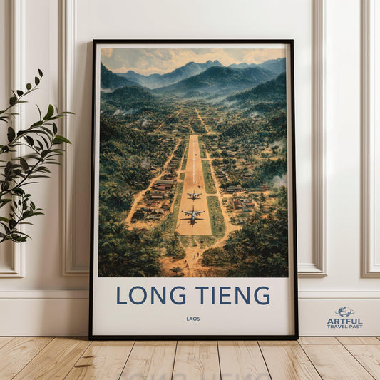 Long Tieng Poster - Laos Wall Art