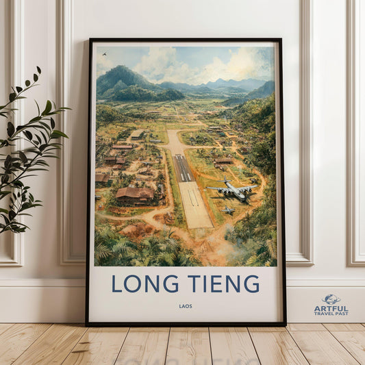 Long Tieng Poster - Laos Wall Art