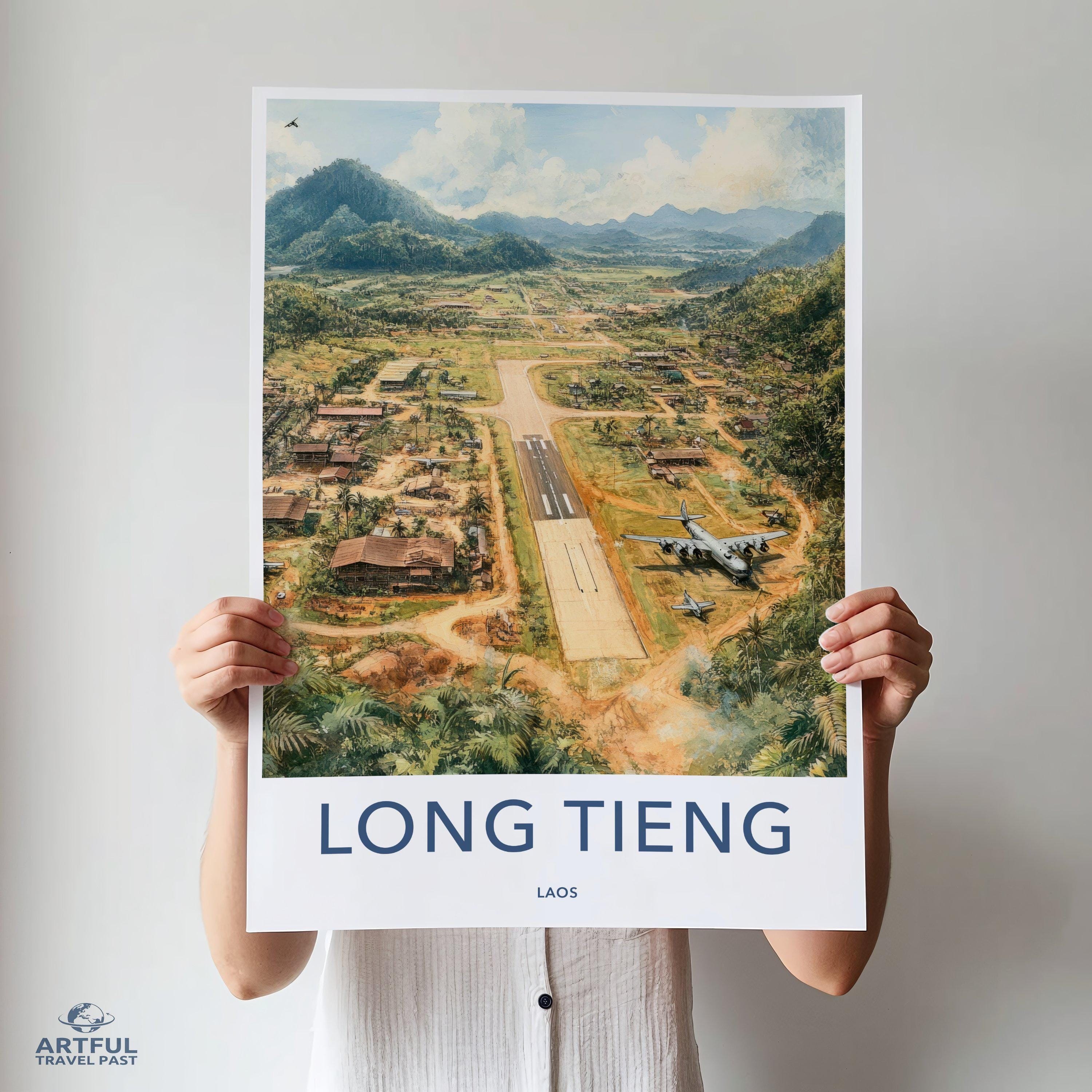 Long Tieng Poster - Laos Wall Art