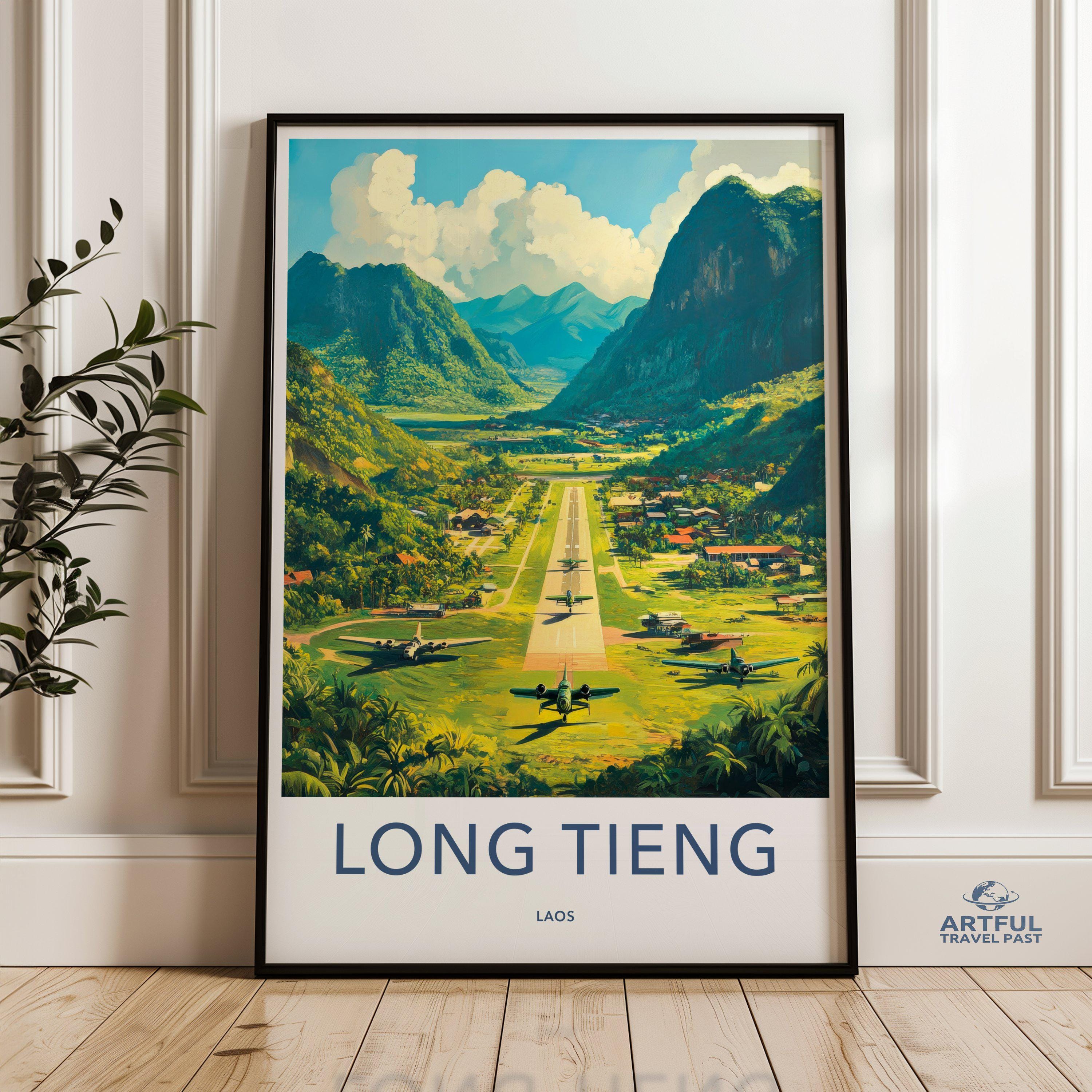 Long Tieng Poster - Laos Wall Art