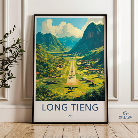 Long Tieng Poster - Laos Wall Art