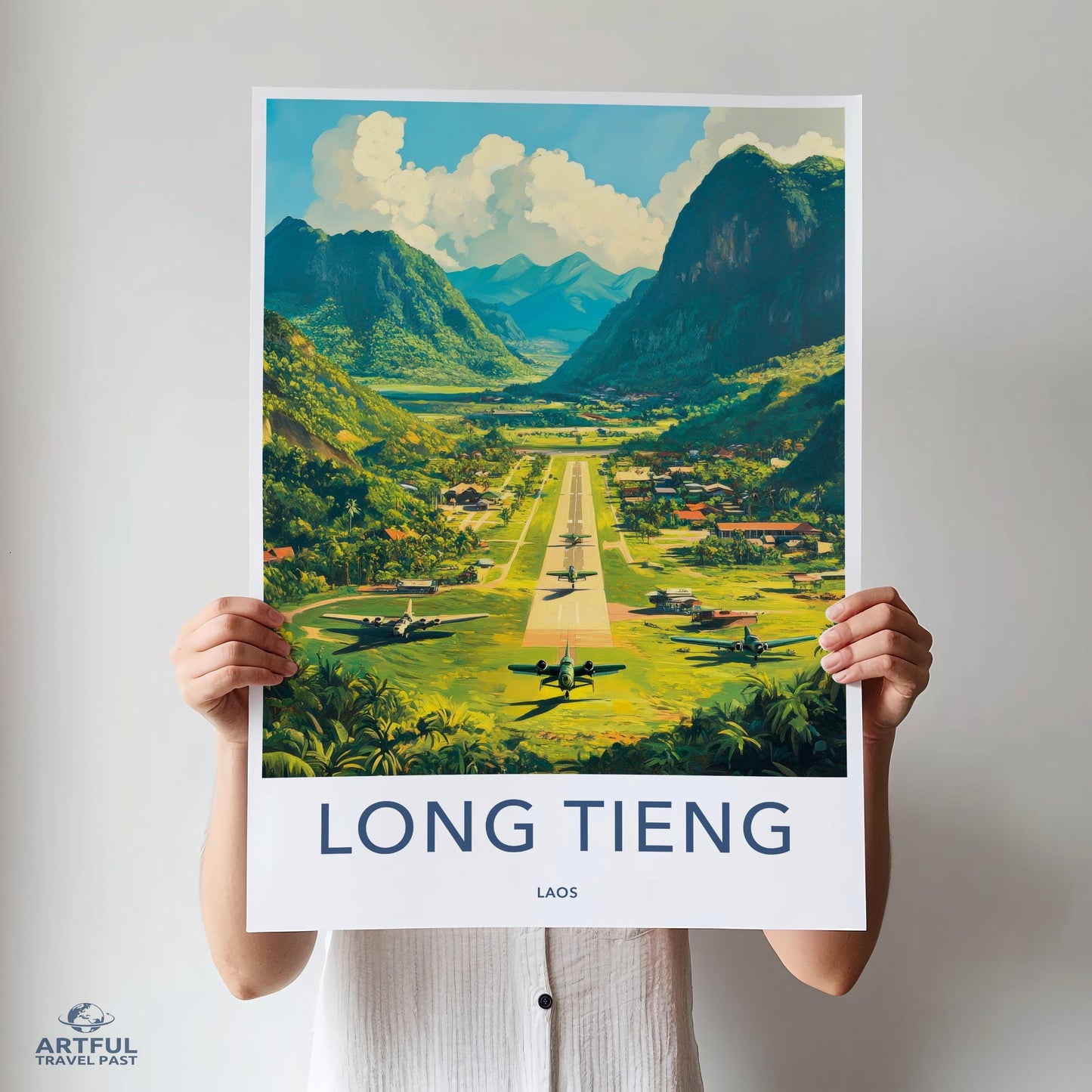 Long Tieng Poster - Laos Wall Art