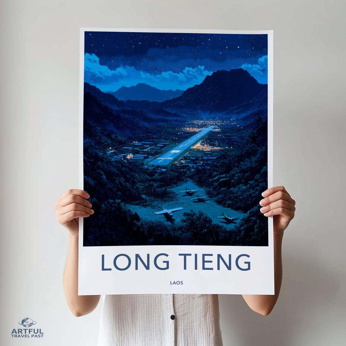 Long Tieng Poster - Laos Wall Art