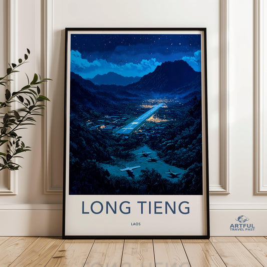 Long Tieng Poster - Laos Wall Art