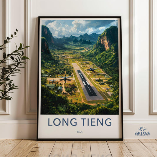 Long Tieng Poster - Laos Wall Art