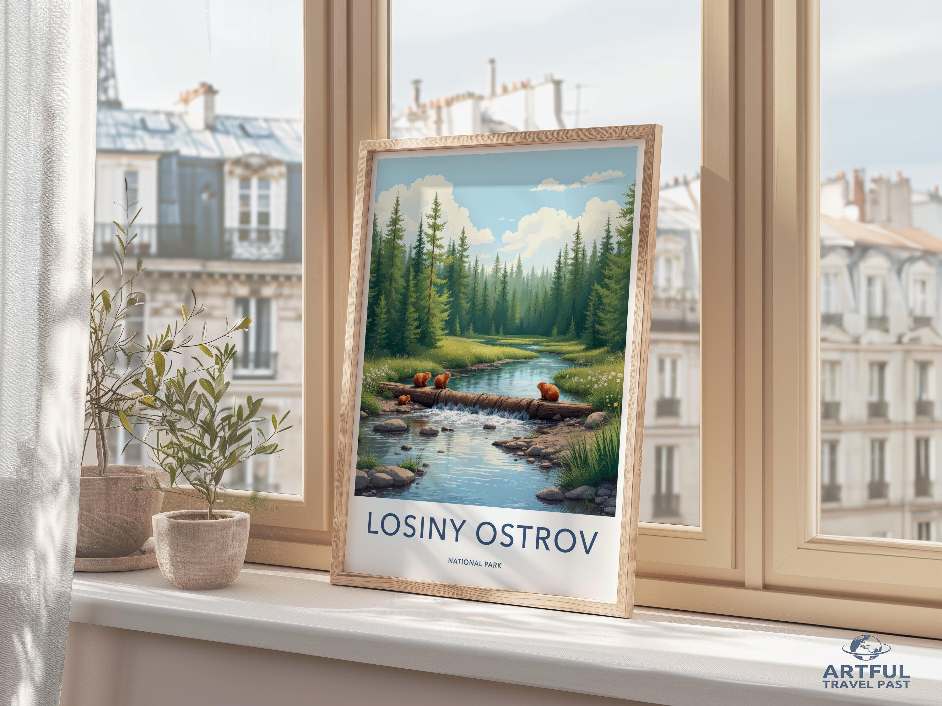 Losiny Ostrov National Park Poster | Russia Wall Art