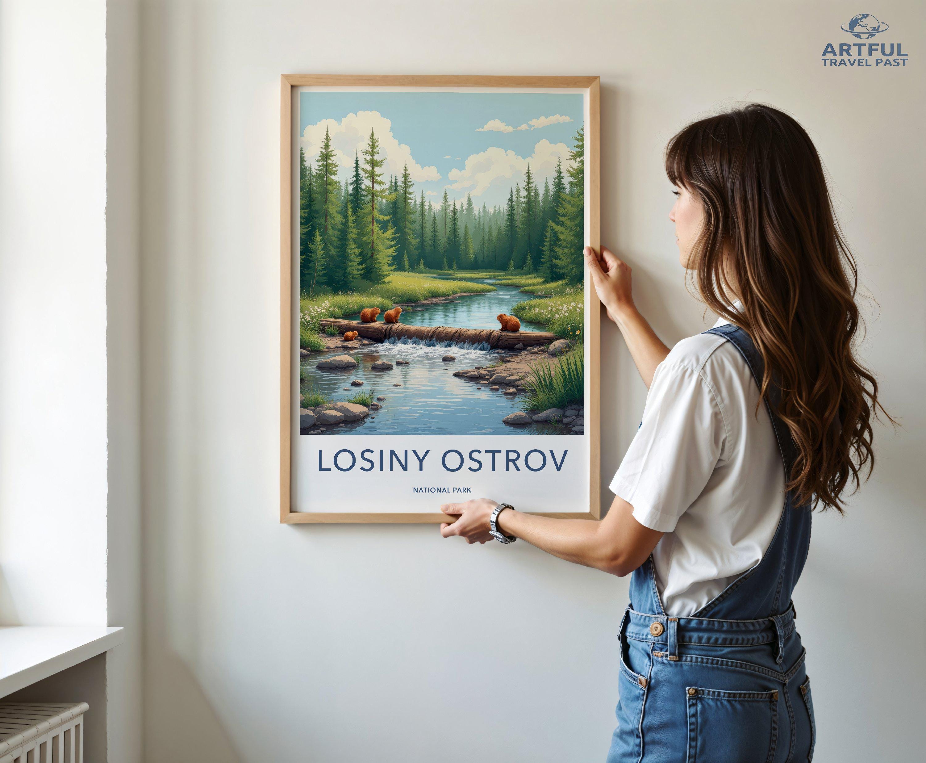 Losiny Ostrov National Park Poster | Russia Wall Art