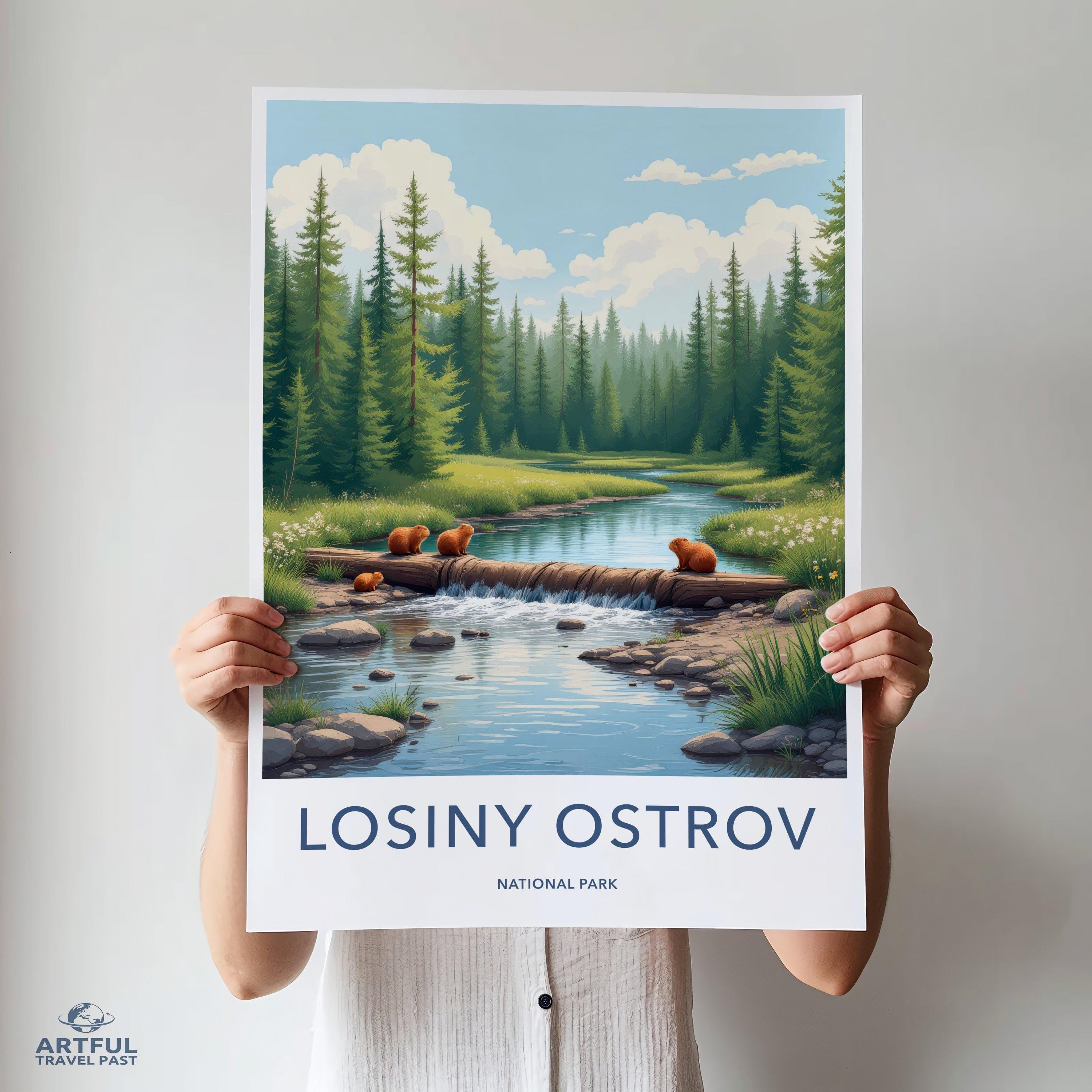 Losiny Ostrov National Park Poster | Russia Wall Art