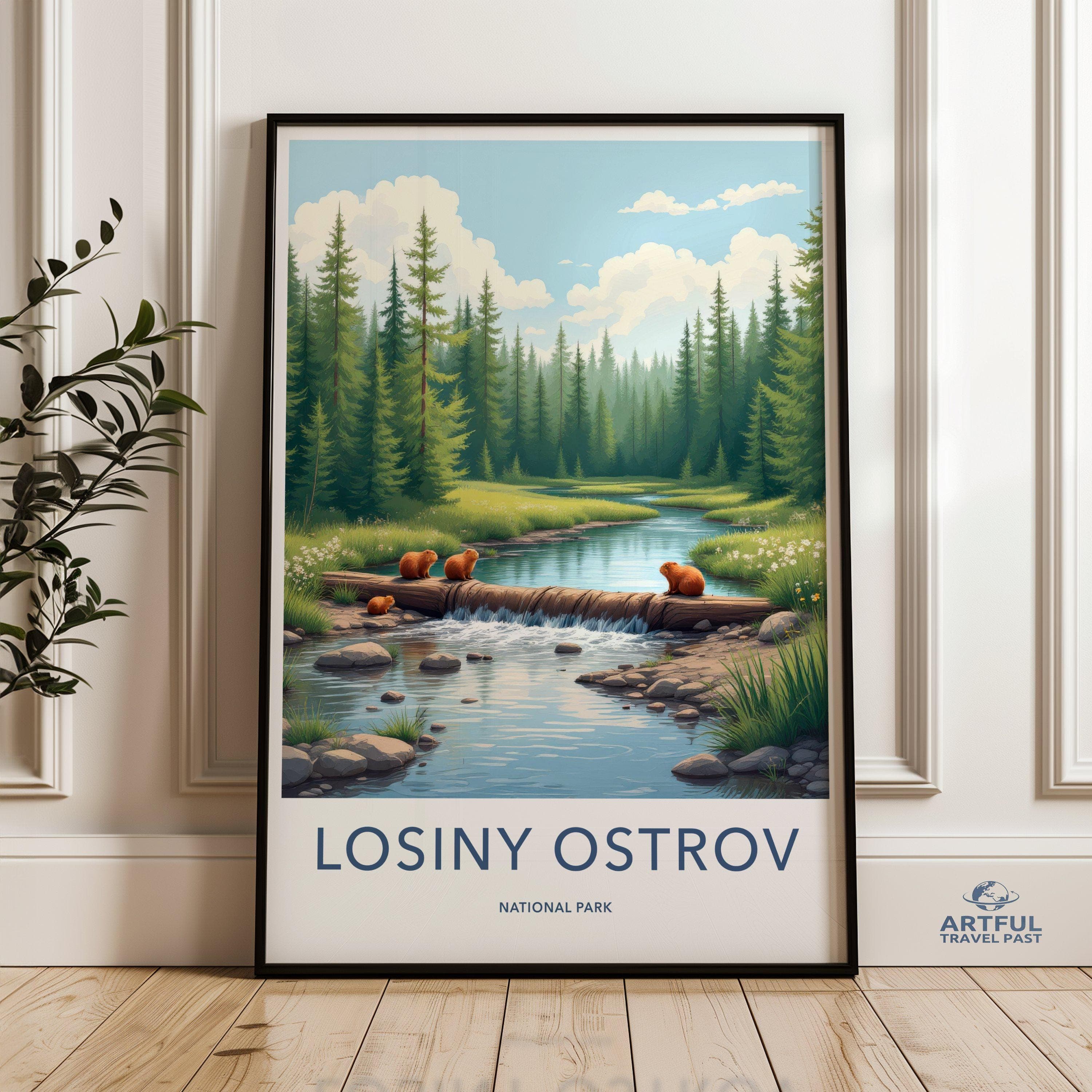 Losiny Ostrov National Park Poster | Russia Wall Art