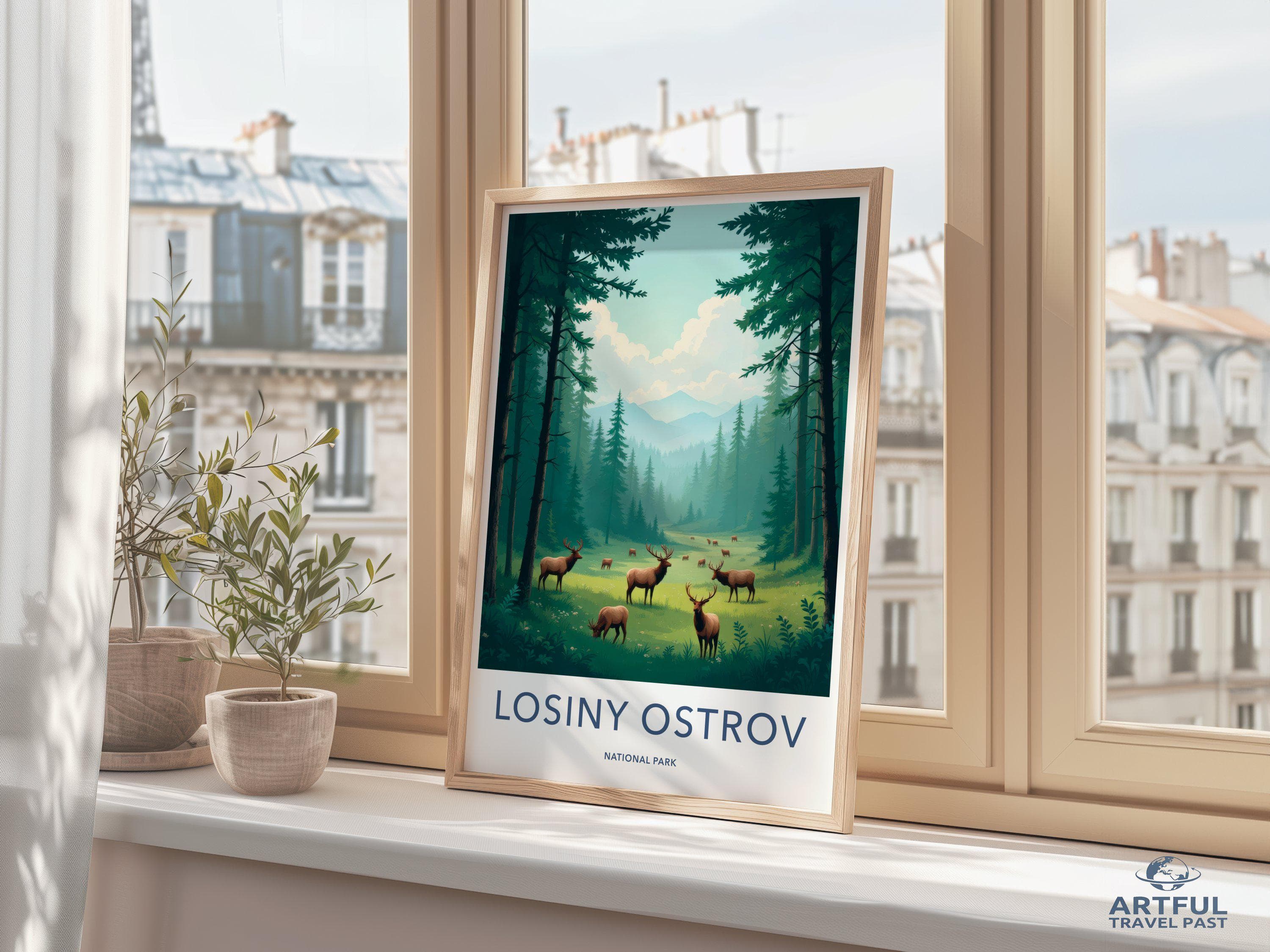 Losiny Ostrov National Park Poster | Russia Wall Art