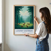 Losiny Ostrov National Park Poster | Russia Wall Art