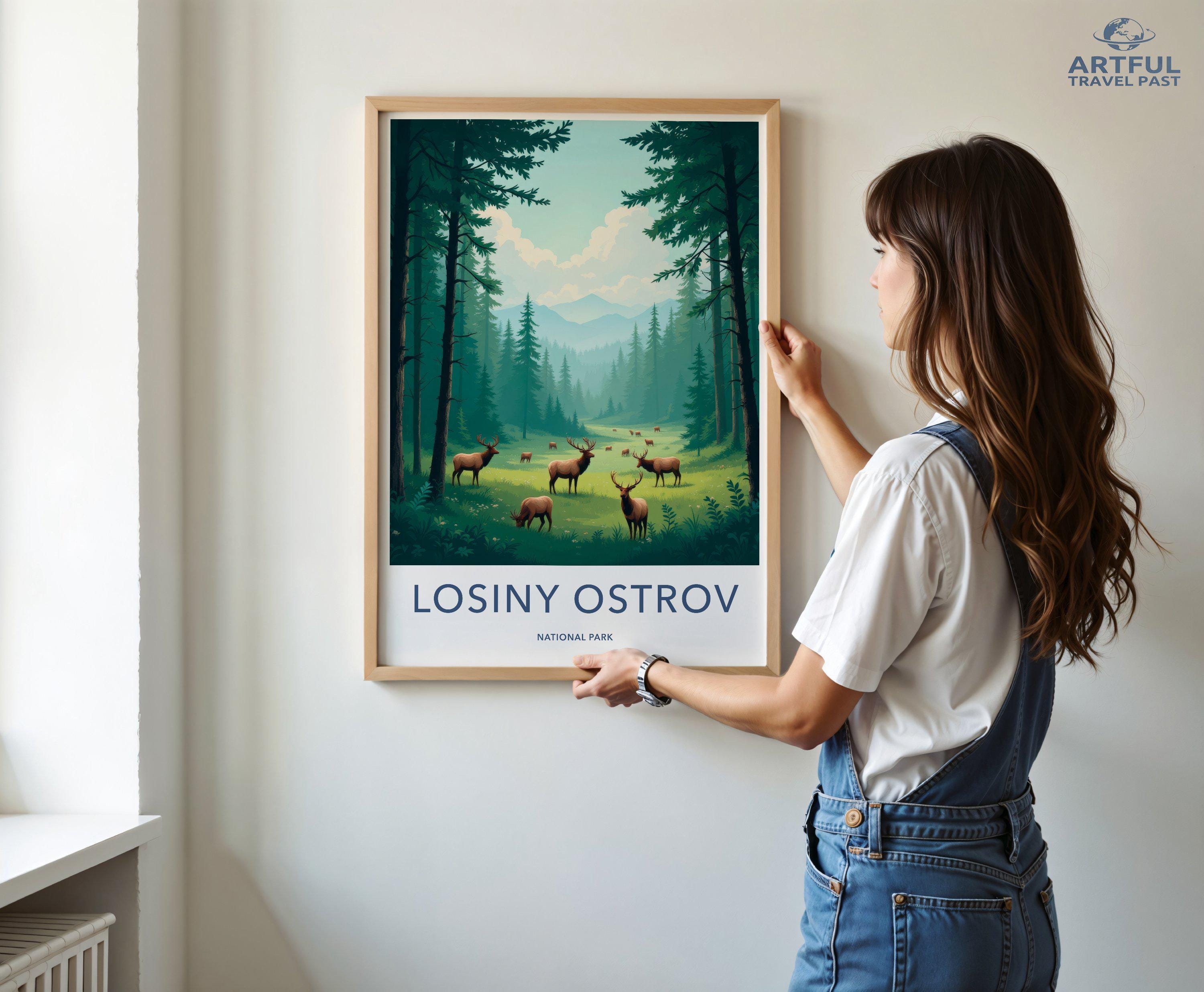 Losiny Ostrov National Park Poster | Russia Wall Art