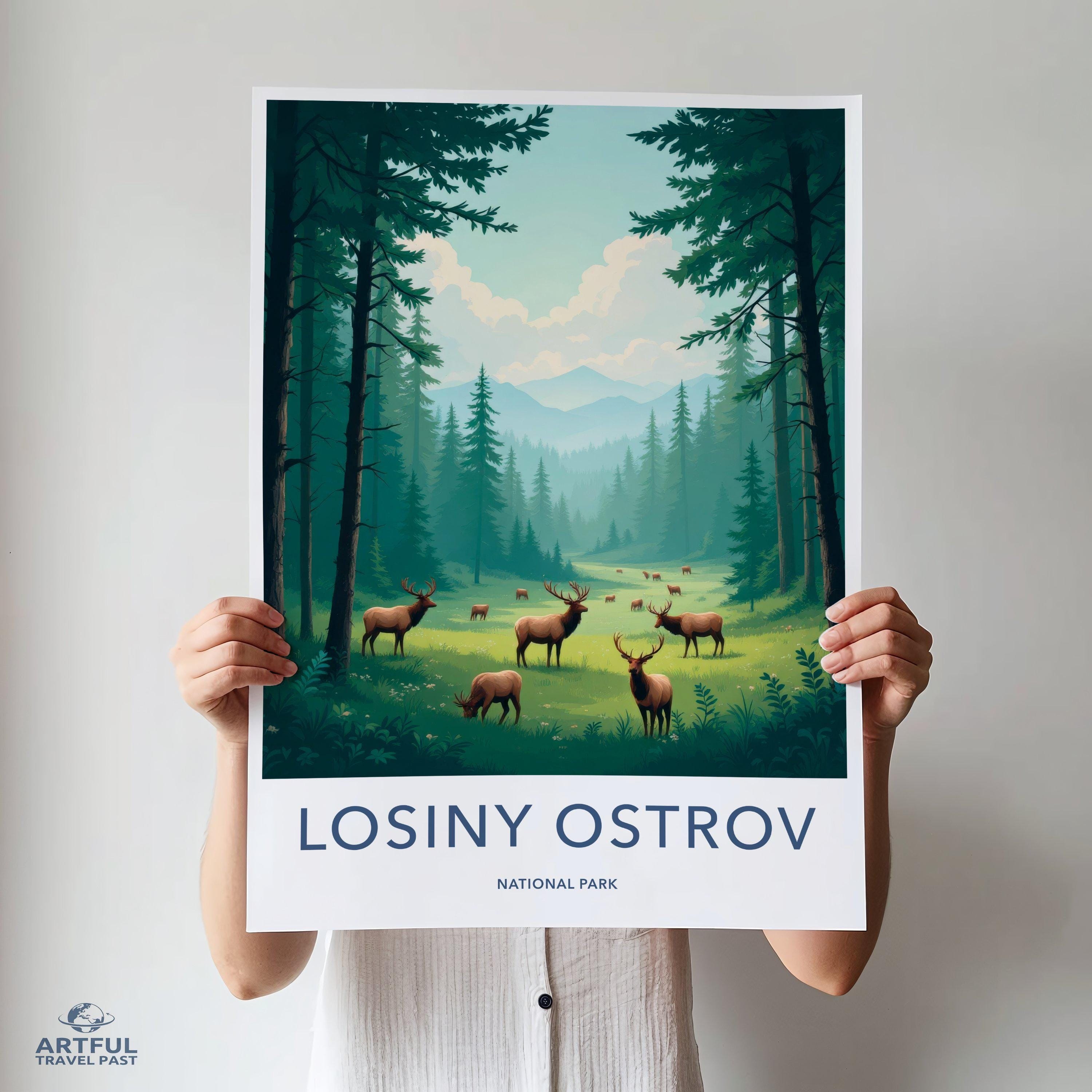 Losiny Ostrov National Park Poster | Russia Wall Art