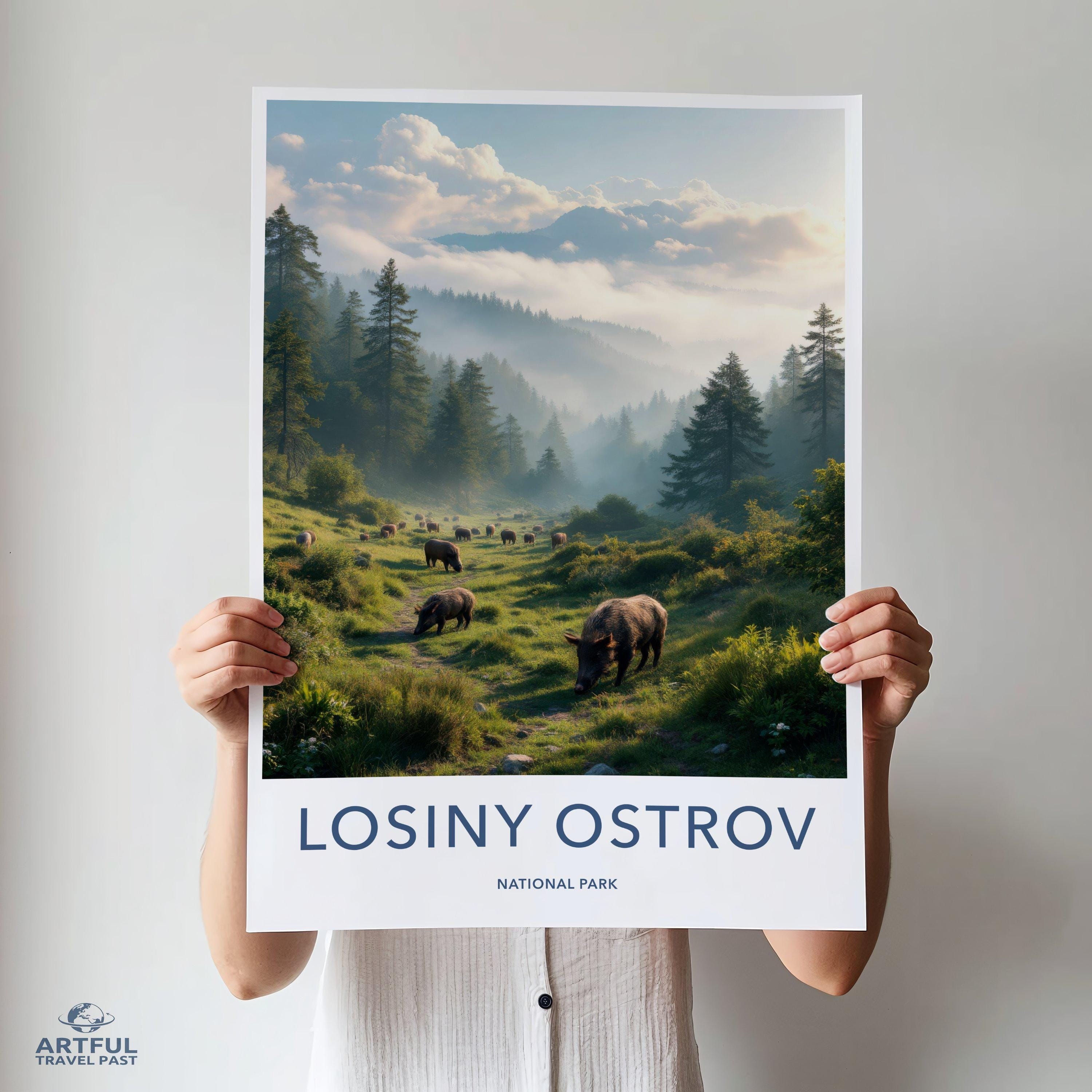 Losiny Ostrov National Park Poster | Russia Wall Art