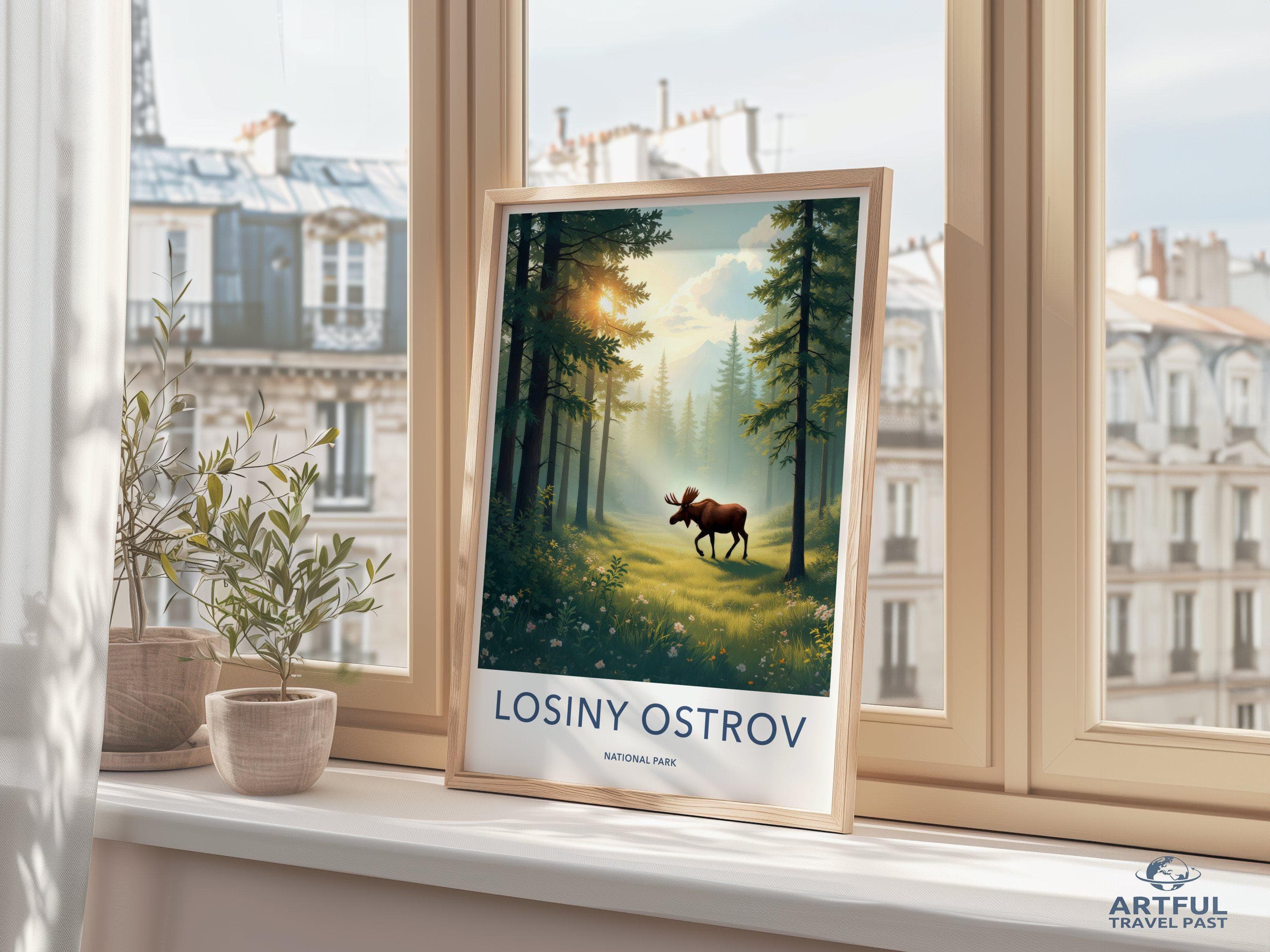 Losiny Ostrov National Park Poster | Russia Wall Art