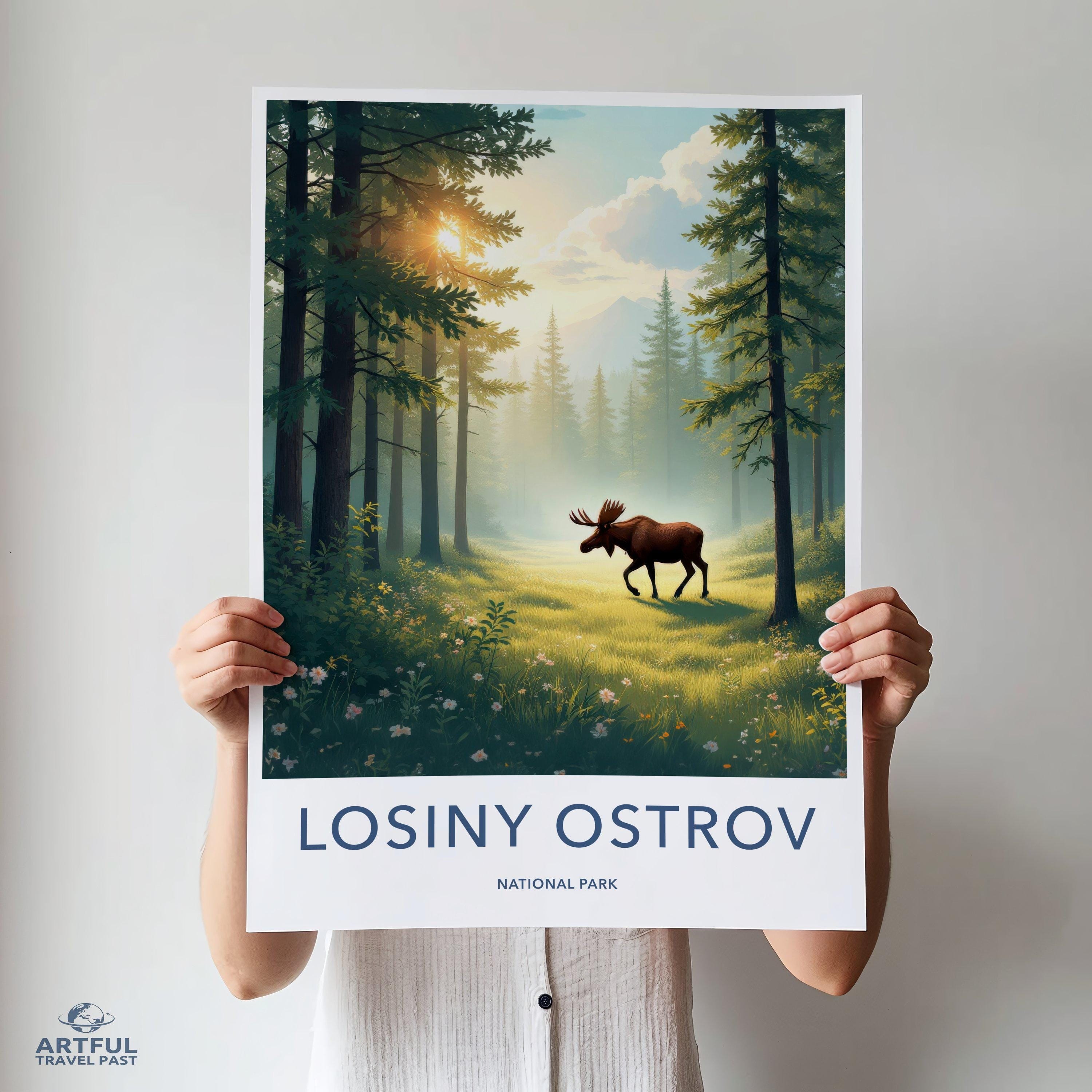 Losiny Ostrov National Park Poster | Russia Wall Art