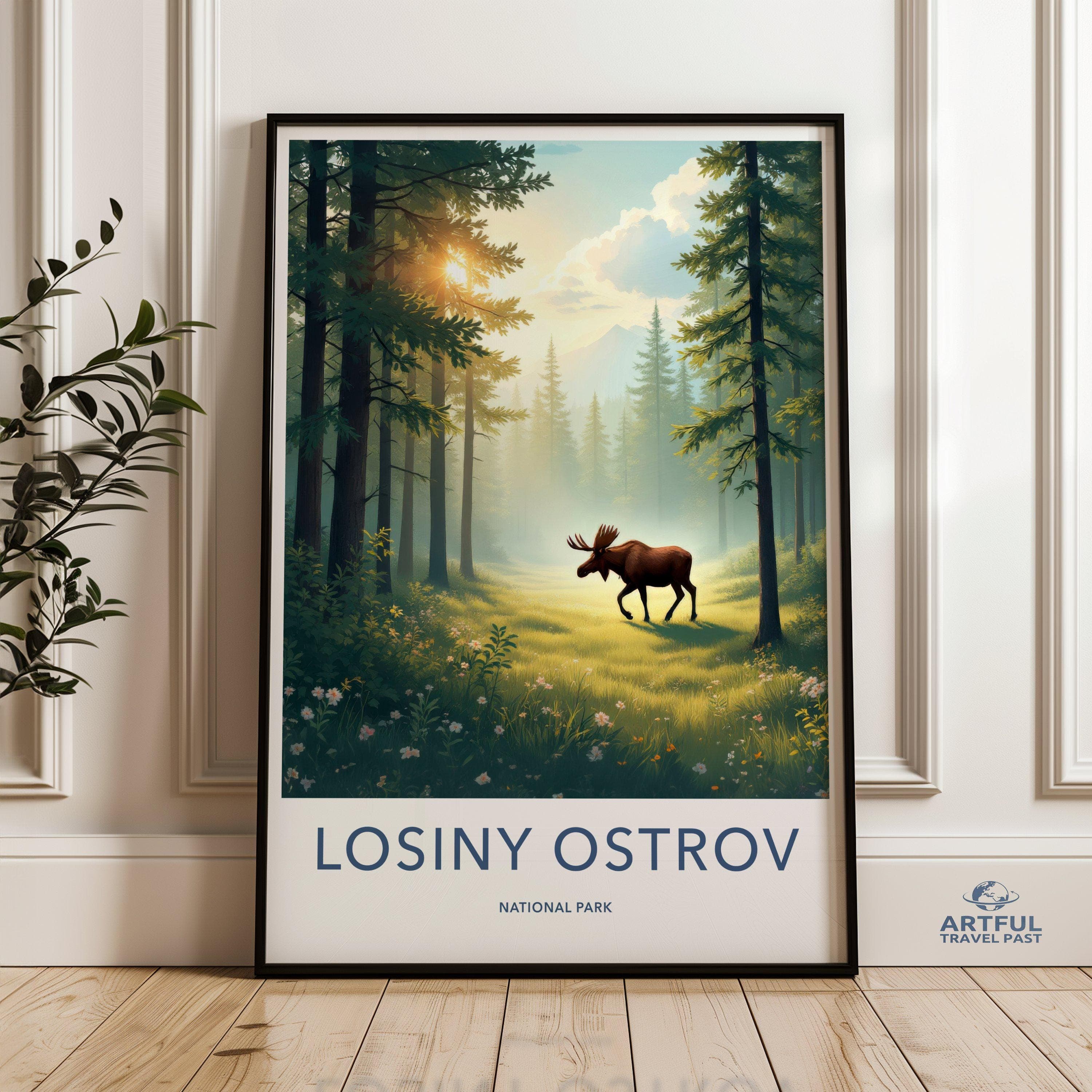 Losiny Ostrov National Park Poster | Russia Wall Art