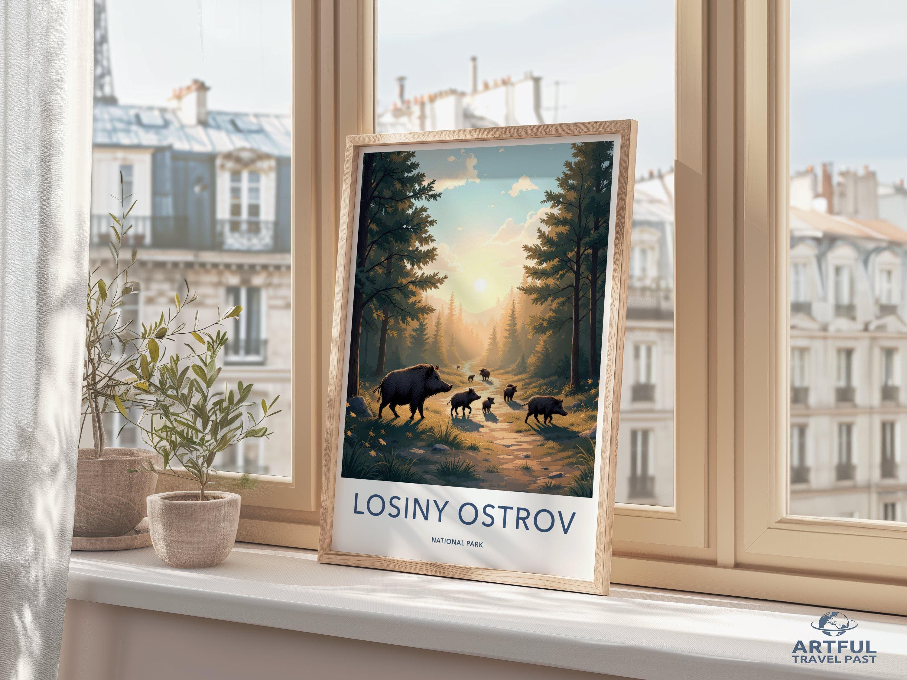 Losiny Ostrov National Park Poster | Russia Wall Art