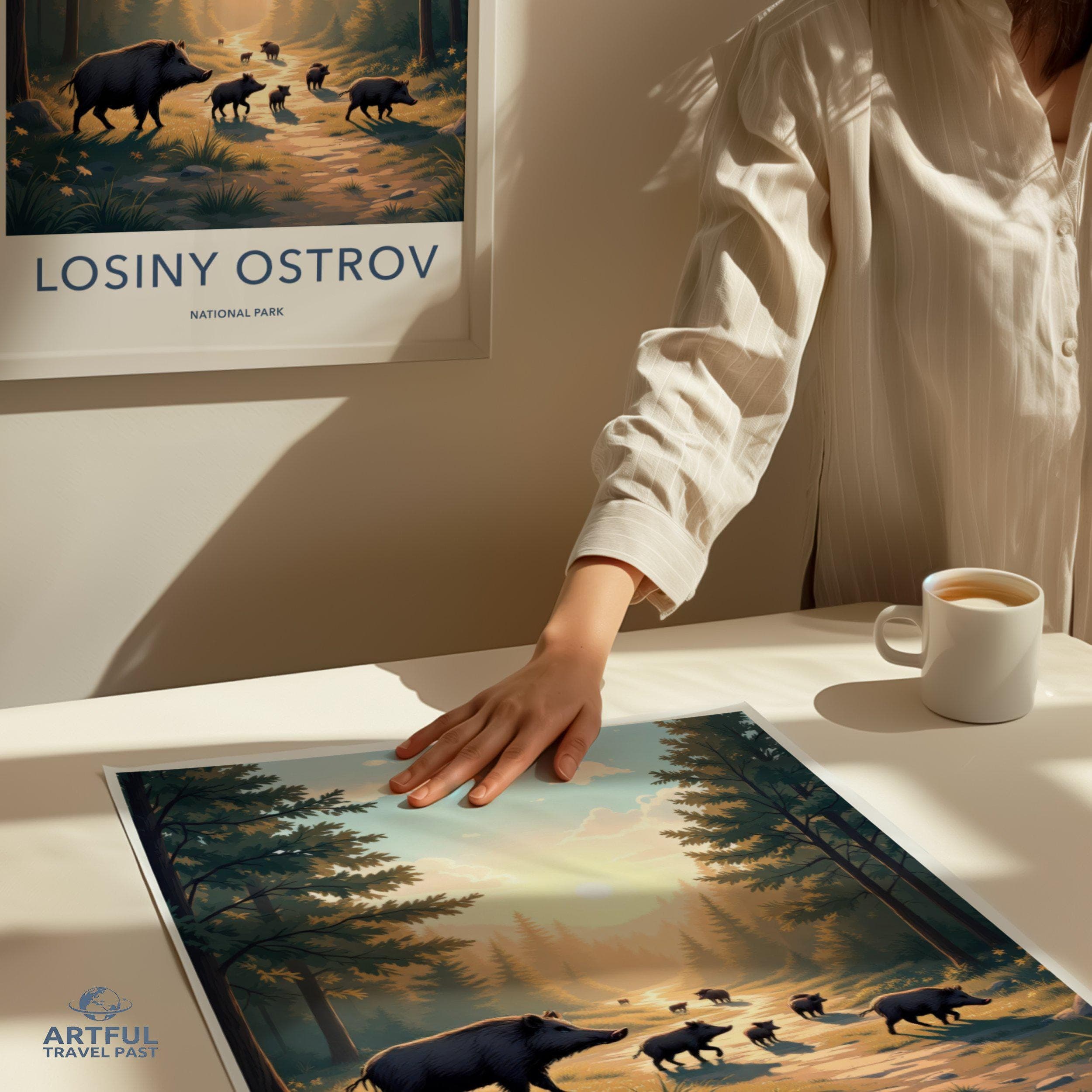 Losiny Ostrov National Park Poster | Russia Wall Art