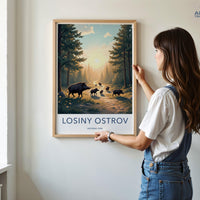 Losiny Ostrov National Park Poster | Russia Wall Art