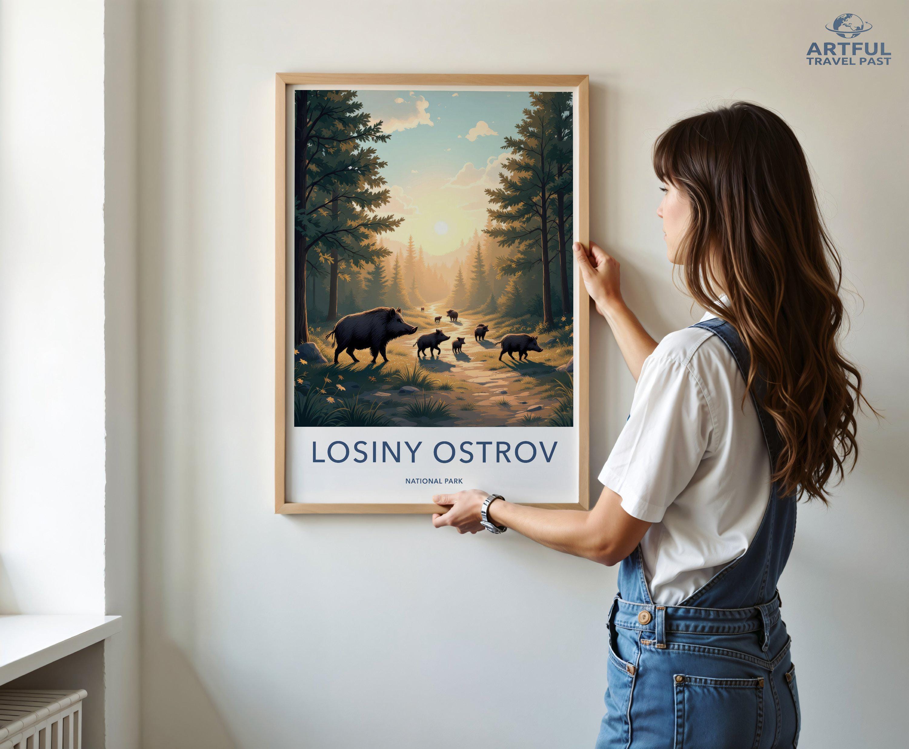 Losiny Ostrov National Park Poster | Russia Wall Art