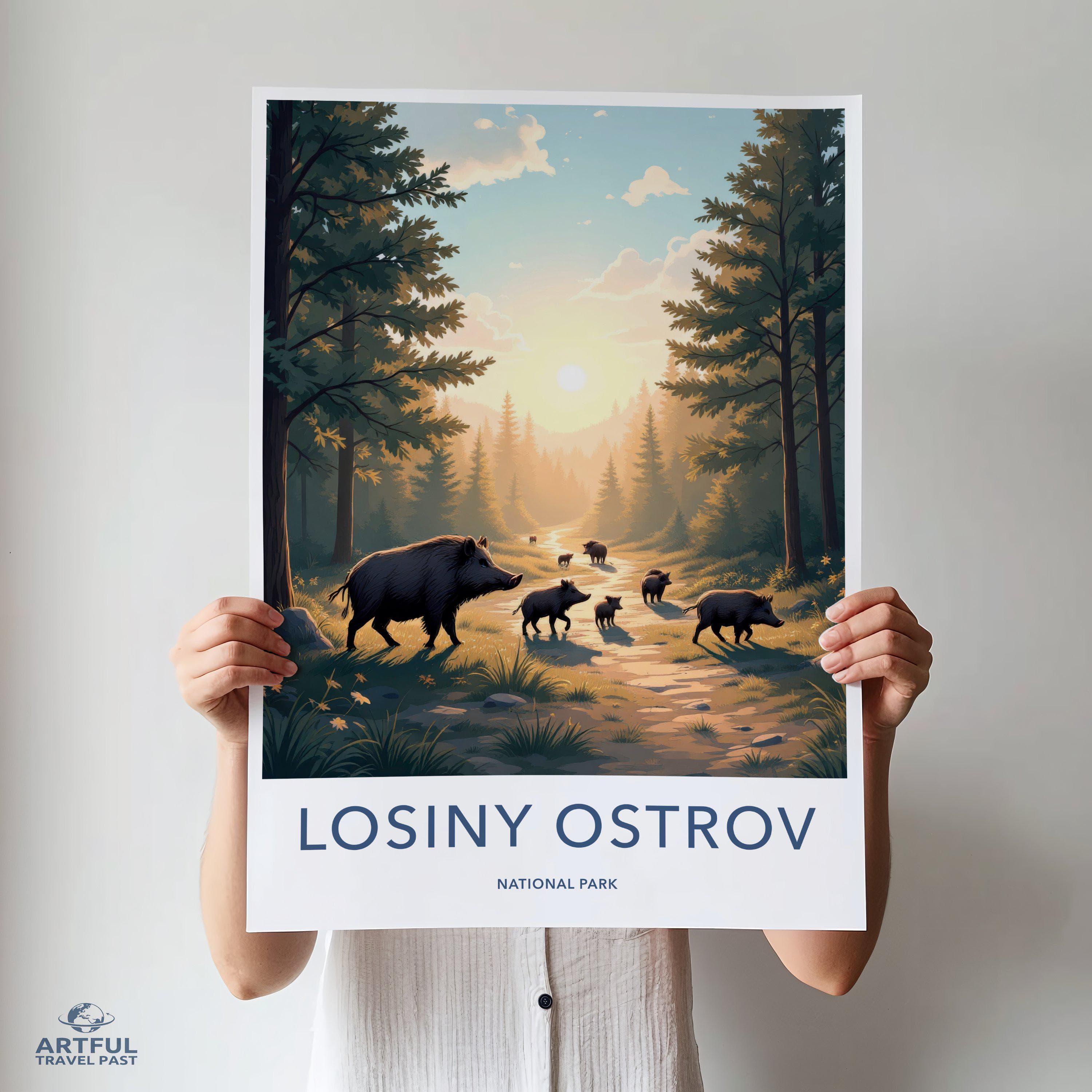 Losiny Ostrov National Park Poster | Russia Wall Art