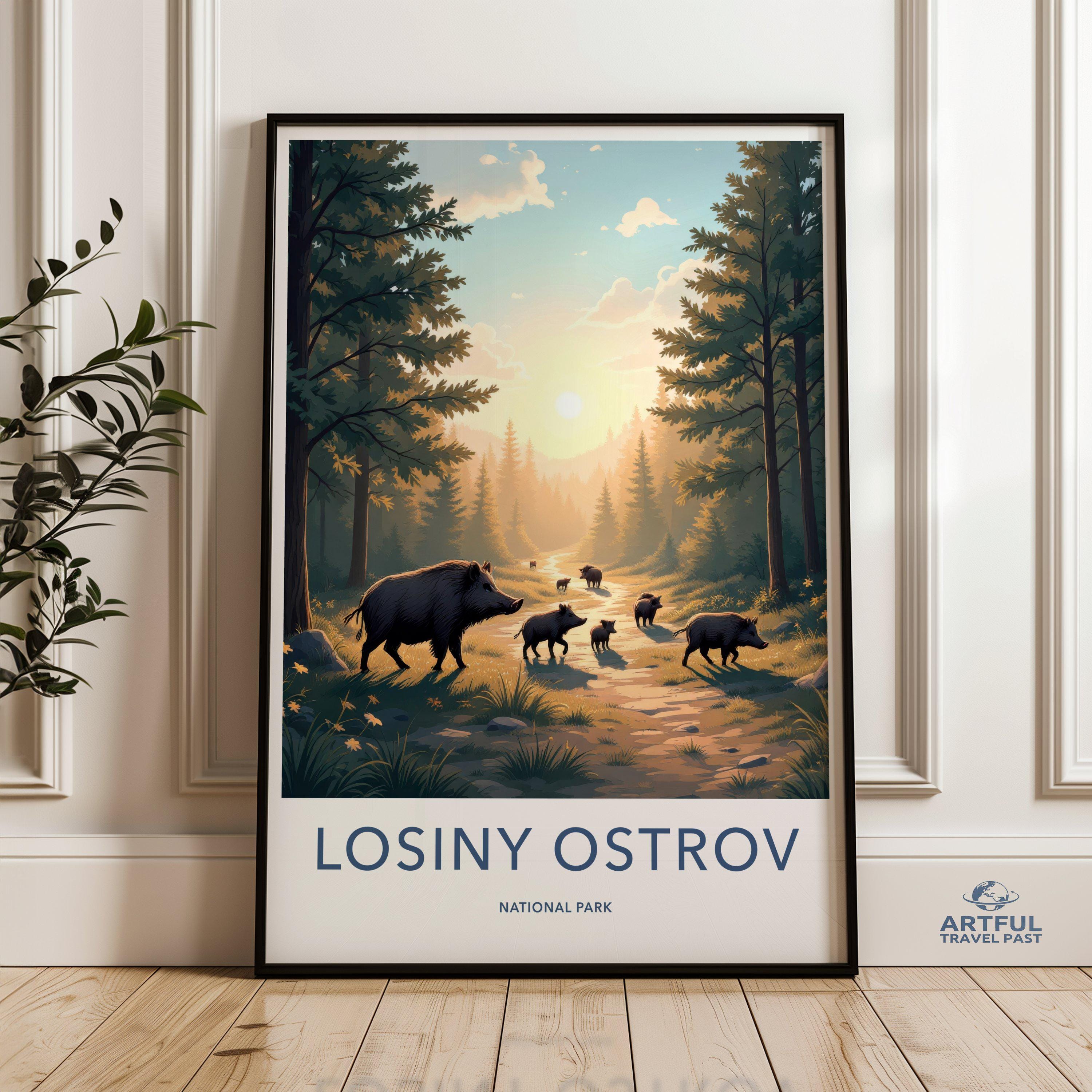 Losiny Ostrov National Park Poster | Russia Wall Art