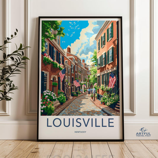 Louisville Poster - Kentucky Wall Art