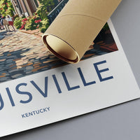 Louisville Poster - Kentucky Wall Art