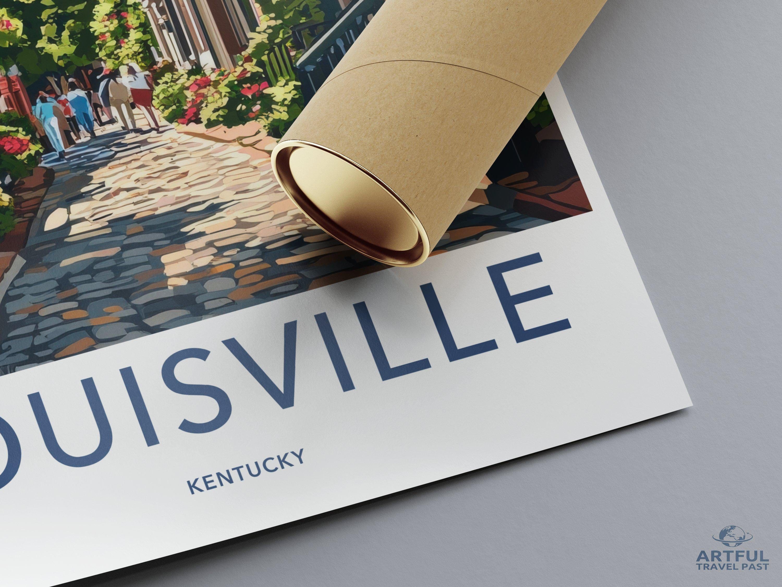 Louisville Poster - Kentucky Wall Art