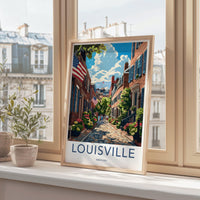 Louisville Poster - Kentucky Wall Art