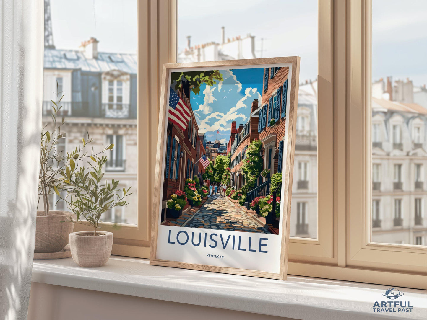 Louisville Poster - Kentucky Wall Art