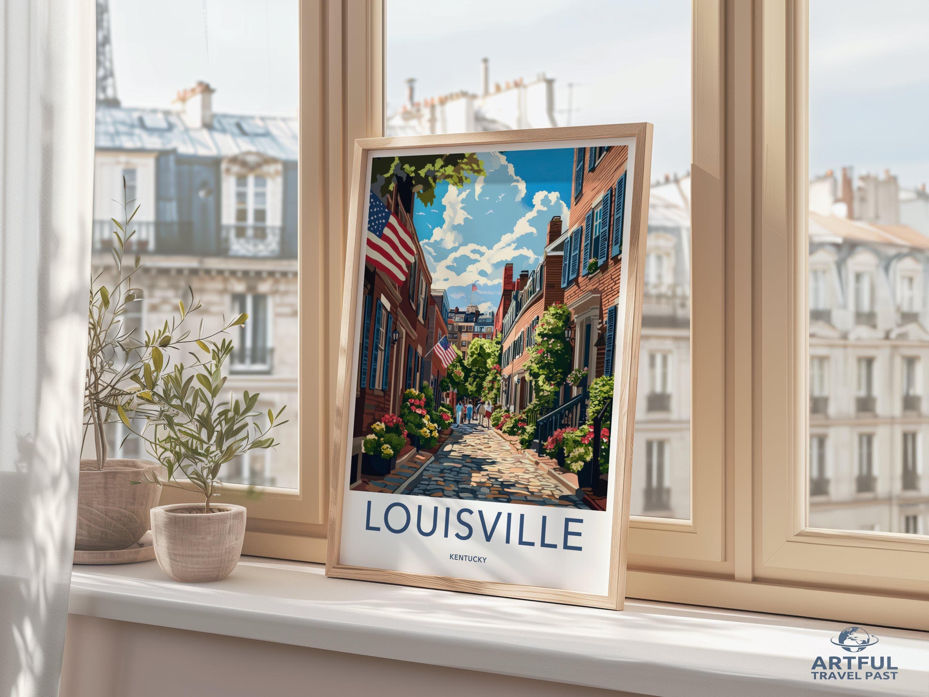 Louisville Poster - Kentucky Wall Art