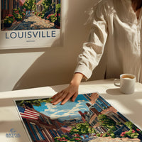 Louisville Poster - Kentucky Wall Art
