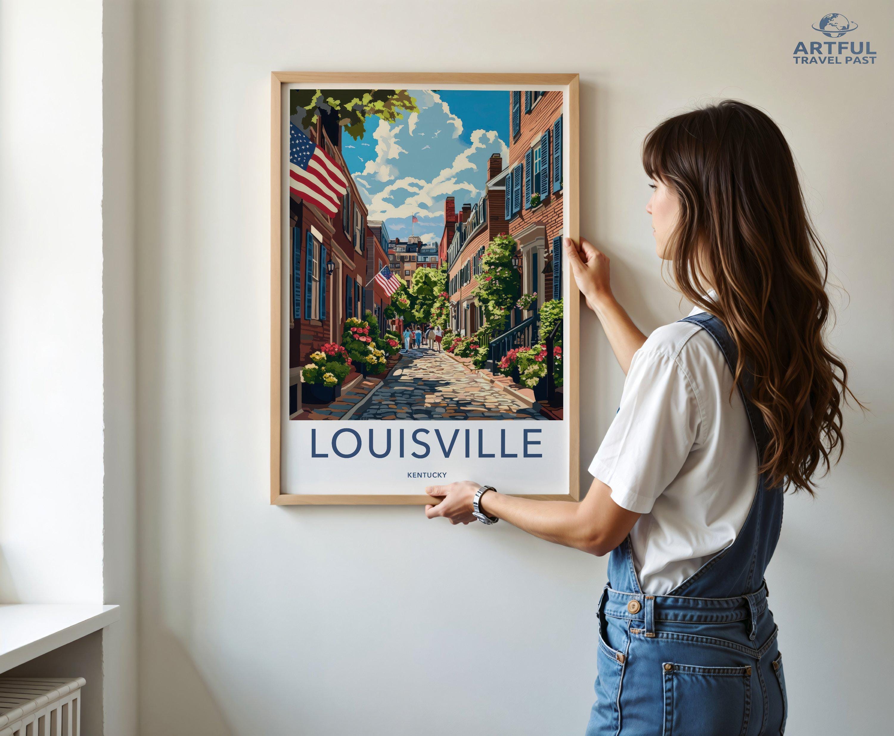 Louisville Poster - Kentucky Wall Art