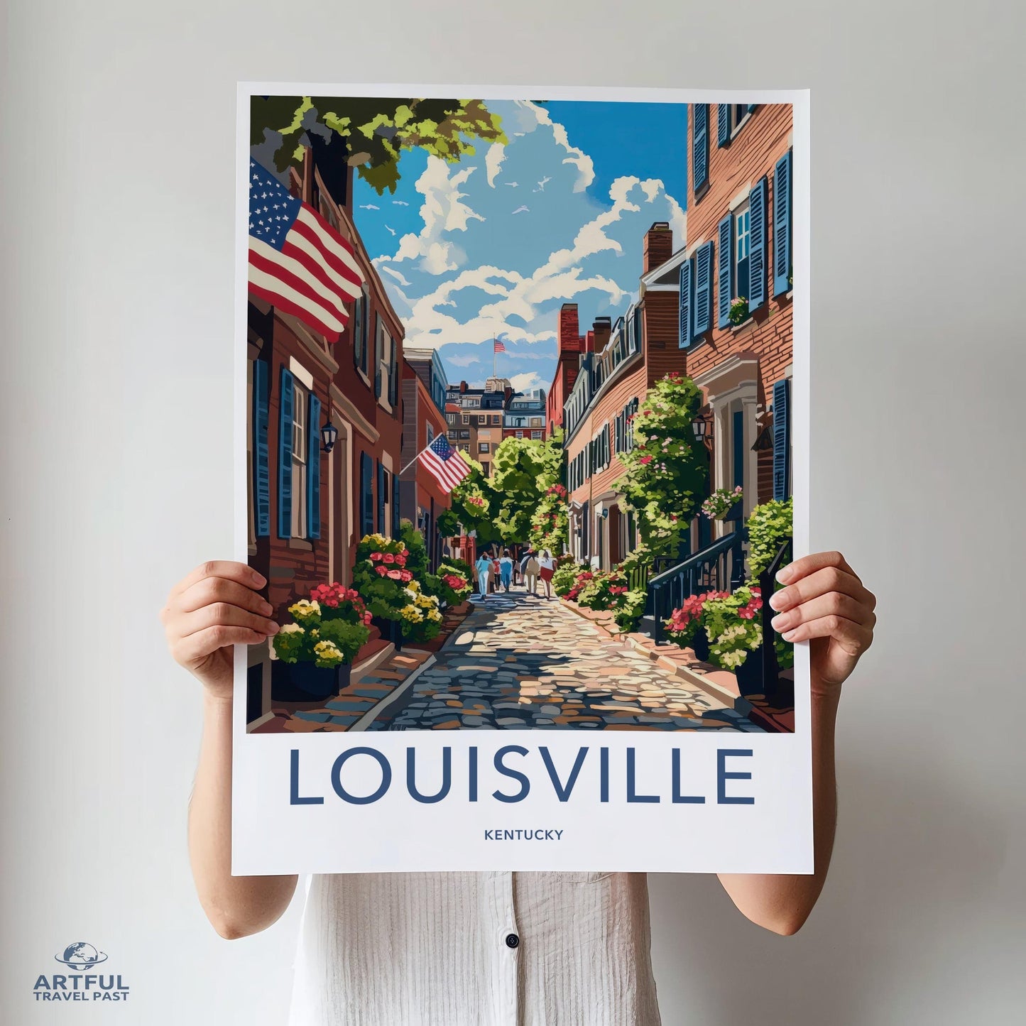 Louisville Poster - Kentucky Wall Art