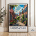 Louisville Poster - Kentucky Wall Art