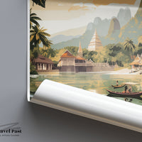 Luang Prabang Laos Poster