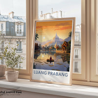 Luang Prabang Poster - Laos Wall Art