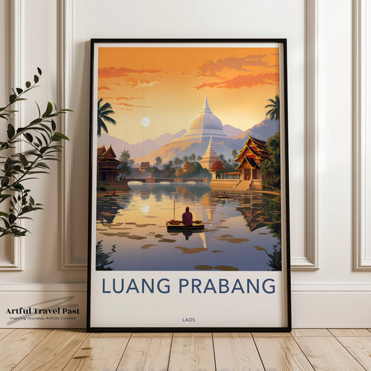 Luang Prabang Poster - Laos Wall Art
