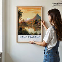 Luang Prabang Poster - Laos Wall Art