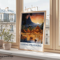 Luang Prabang Poster - Laos Wall Art