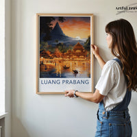 Luang Prabang Poster - Laos Wall Art