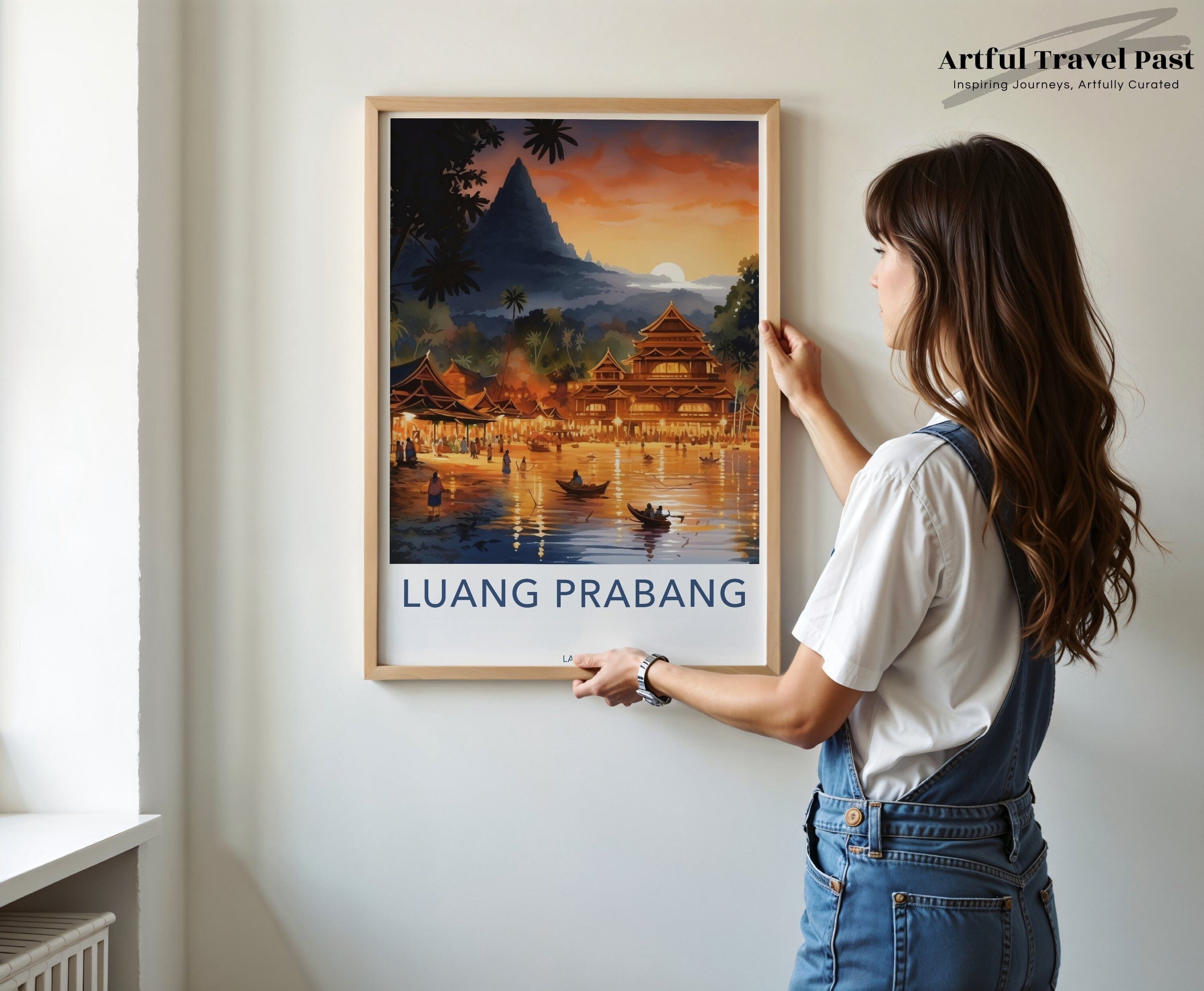 Luang Prabang Poster - Laos Wall Art