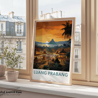 Luang Prabang Poster - Laos Wall Art
