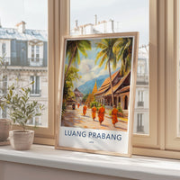 Luang Prabang Poster - Laos Wall Art