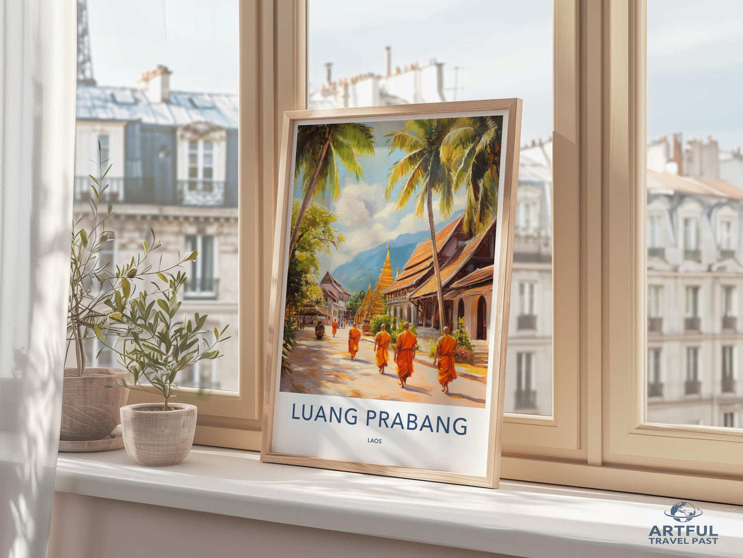 Luang Prabang Poster - Laos Wall Art