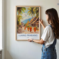 Luang Prabang Poster - Laos Wall Art